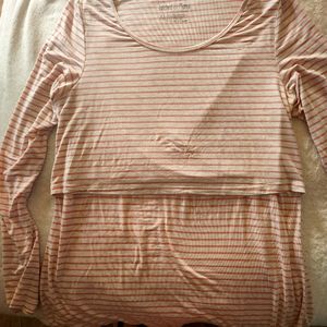 Latched Mama long sleeve nursing top